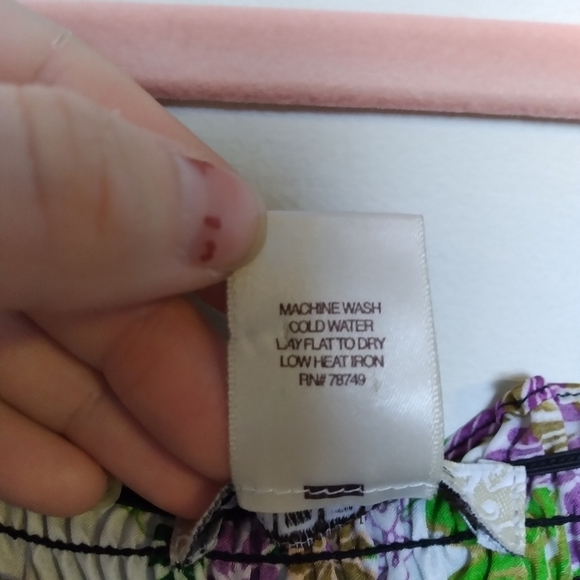 Arden B Oversized Floral Satin Off the Shoulder Quarter Sleeve Blouse Size xs - Picture 10 of 10